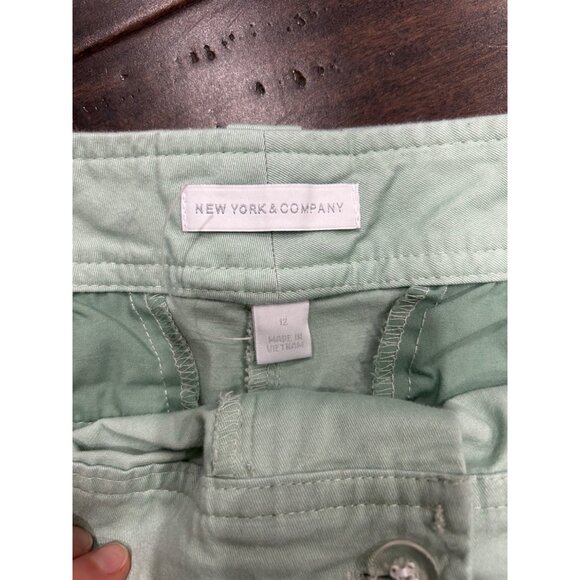 New York and Company Womens Mint Green Shorts Size 12 - Picture 5 of 8